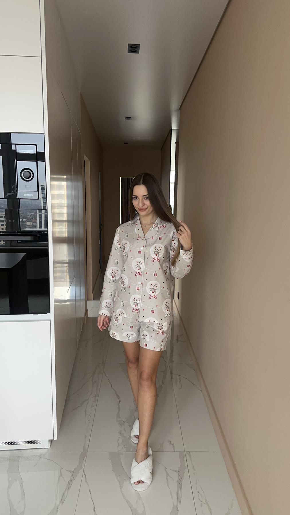 Піжама жіноча "Магія Різдва" з попліну COSY, 3-ка "Магія Різдва" - фото 4