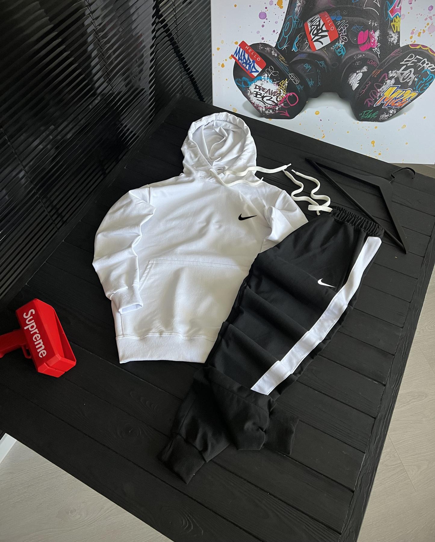 Комплект худи Nike трикотажный демисезонный удобный и базовый для прогулок костюм