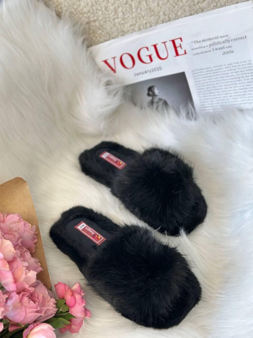 Кімнатні тапочки KT1019 (чорні)