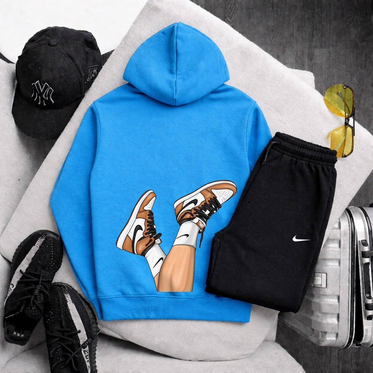 Весняний комплект Nike бавовняний стильний та базовий на прогулянку костюм
