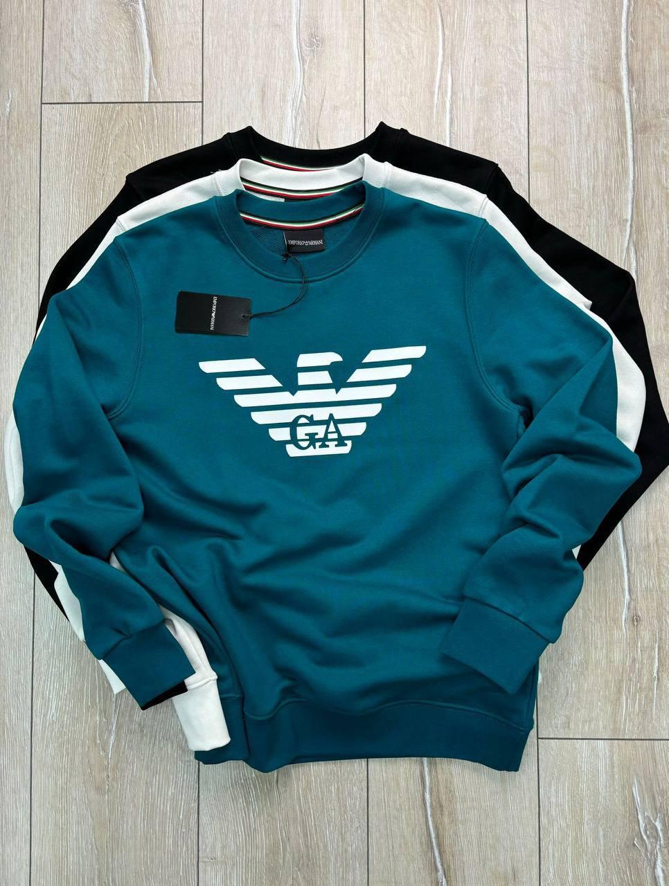 Свитшот 072s в стиле casual кофта без капюшона реглан