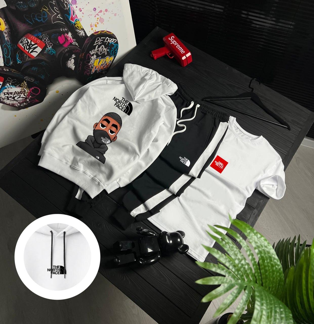 Сет худи 3 в 1 The North Face на весну костюм комплект одежды