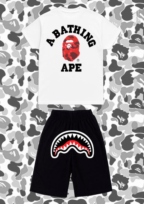 Комплект шорти+футболка Bape