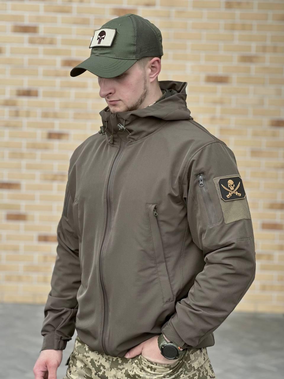 куртка Софтшел олива літо MILITARY - фото 7